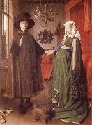 Giovanni Arnolfini and His Wife Giovanna Cenami EYCK, Jan van